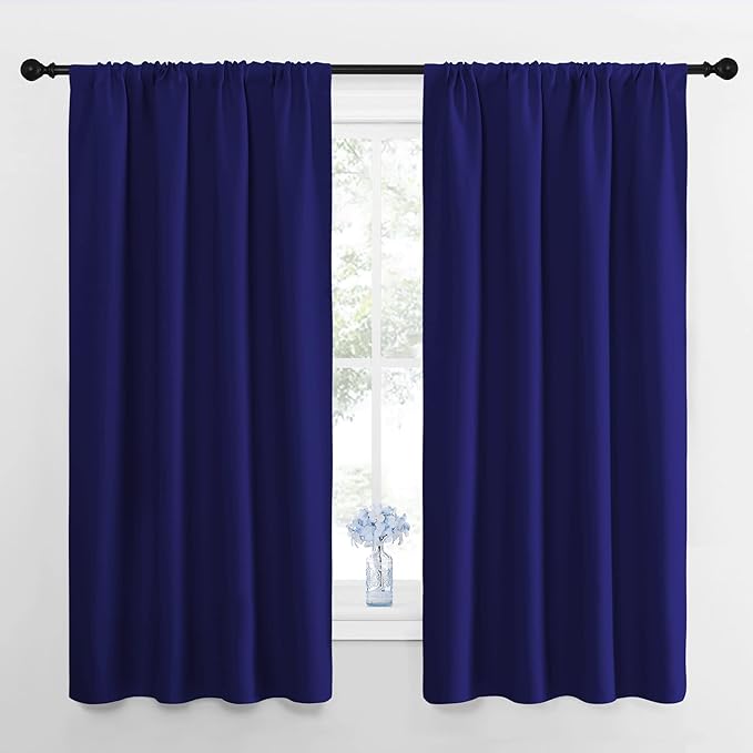 NICETOWN Kitchen Curtains, Short Blackout Drapes, Thermal Insulated Blackout
