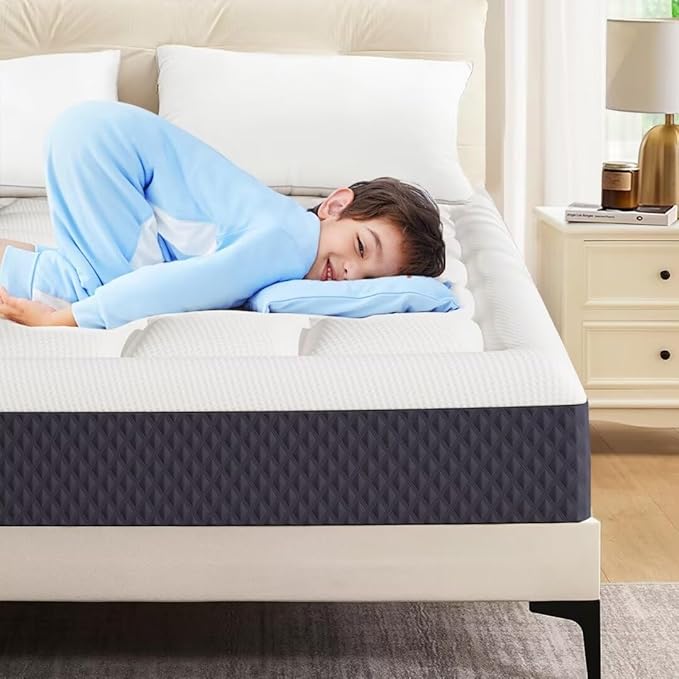 5 inch Twin Size Memory Foam Mattress in a Box – Cooling Gel‑Infused Foam, Pressure‑Relief Comfort, Fiberglass-Free, CertiPUR‑US® Certified