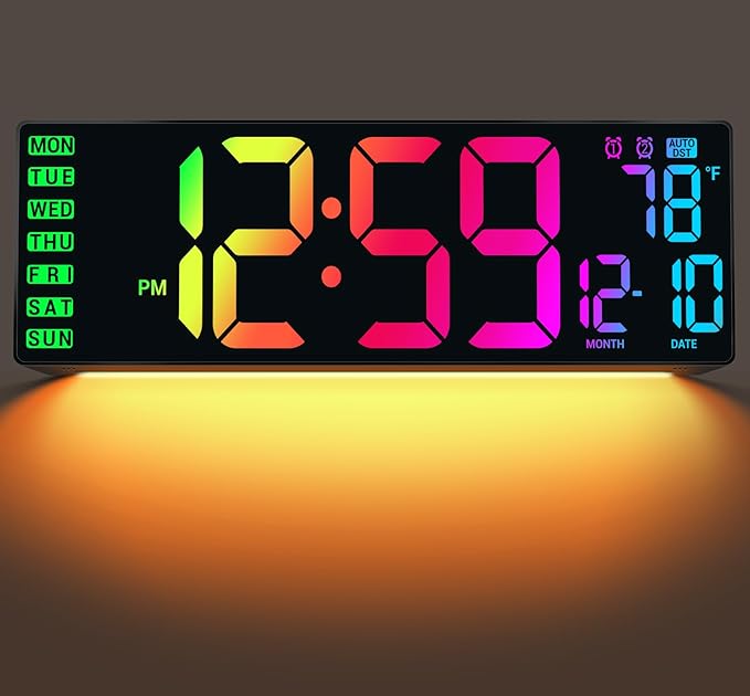 16.5" Large Digital Wall Clock