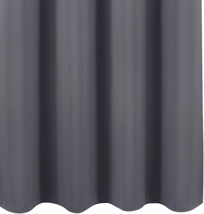 LEMOMO Blackout Curtains 52 x 90 Inch Long Grey Curtains Set of 2 Panels Room
