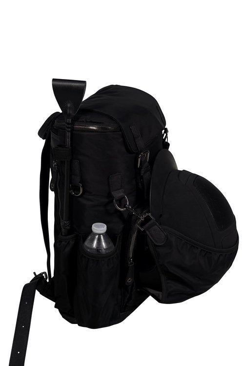 Grand Prix Deluxe Equestrian Backpack, Water-Repellent Riding Gear Bag with Boot Compartment, Multi-Pocket Organizer and Reinforced Base