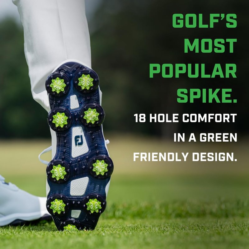 Softspikes Pulsar Golf Cleats Fast Twist 3.0 - 18 Count Clamshell , Black
