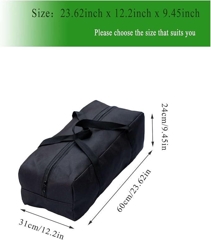 Heavy Duty Tactical Tool Bag - Extra Large Military Duffle for Mechanics, Camping Gear & BBQ Tools | Water-Resistant Industrial Organizer with MOLLE Straps (44L-23.6''(L)x12.2''(W)x9.45'''(H))