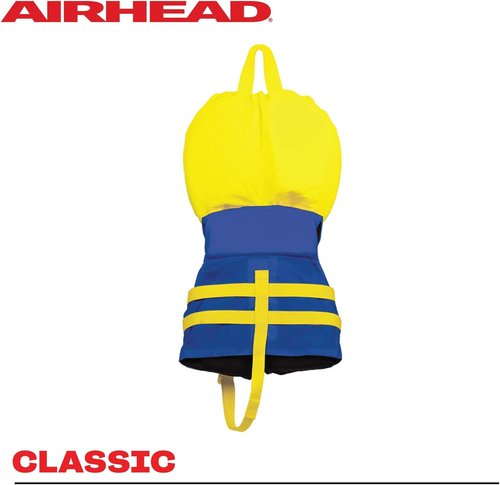 Airhead Infant Life Jacket - Coast Guard Approved Safety for 15-30 lbs | Comfortable Fit
