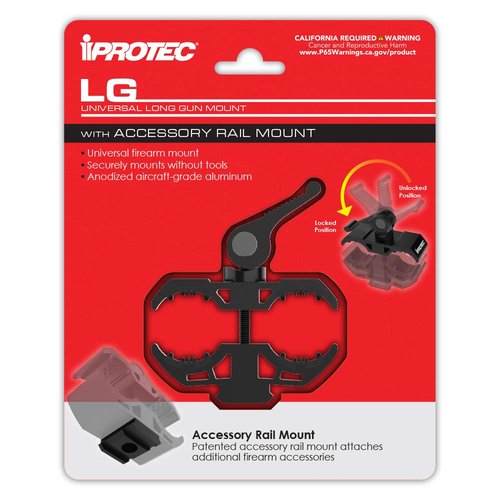 NEBO iPROTEC LG Universal Long Gun Mount Black