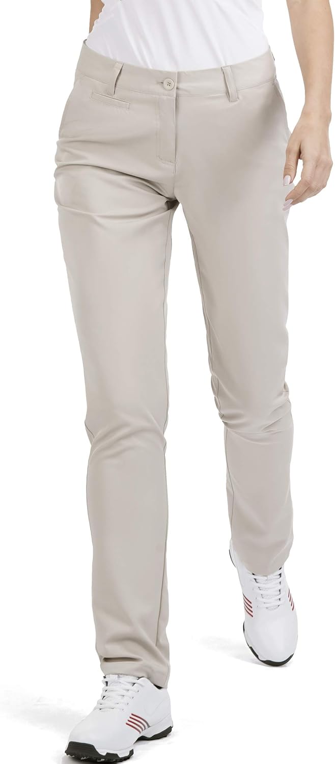 Skiennix Women's Golf Pants - Lightweight Stretch Twill for Comfort | Breathable Chino Design
