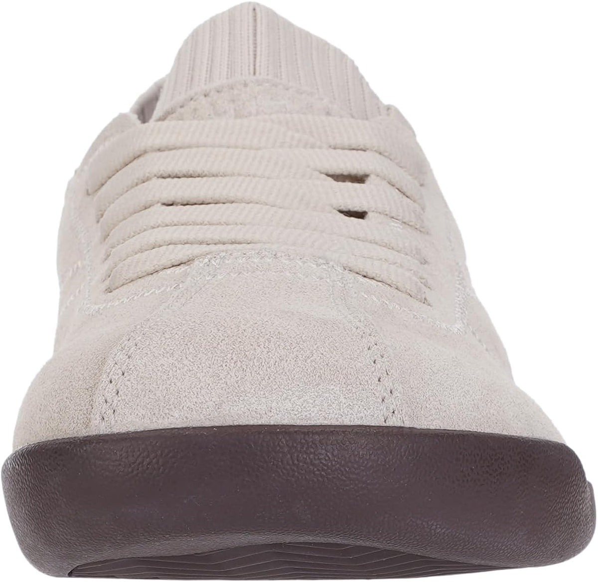 WHITIN Women's Barefoot Walking Sneakers - Suede Slip-On Design with Wide Toe Box