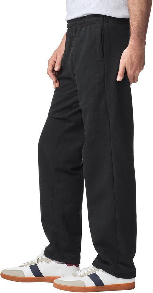 Gildan Fleece Sweatpants - Comfortable Open Bottom Design with Pockets | Adult Size G18300