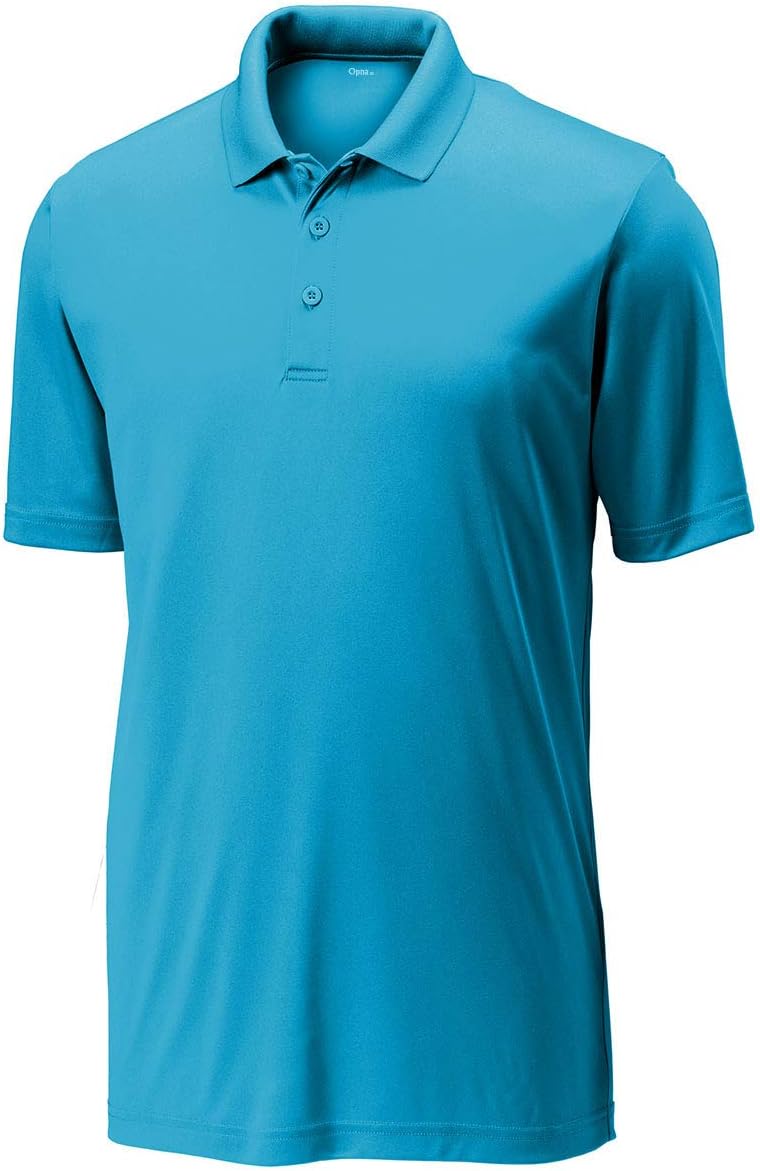 Skiennix Golf Shirts for Men - Dry Fit Short Sleeve Polos in Regular & Big Tall Sizes