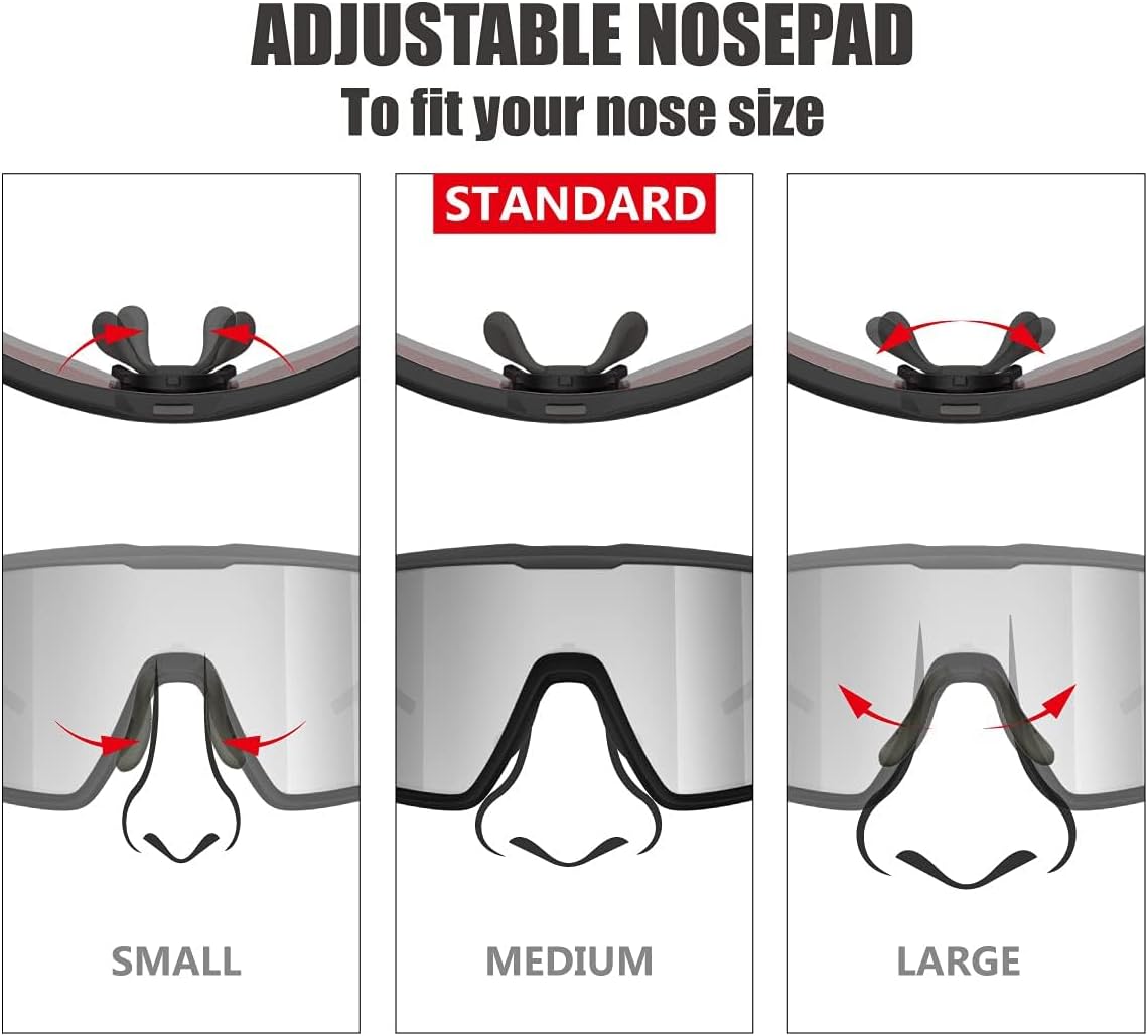 Qool Time Polarized Cycling Sunglasses - Ideal for Men & Women | Perfect for Golf, Running & Outdoor Sports
