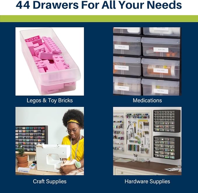 Akro-Mils 44-Drawer Plastic Drawer Storage Cabinet