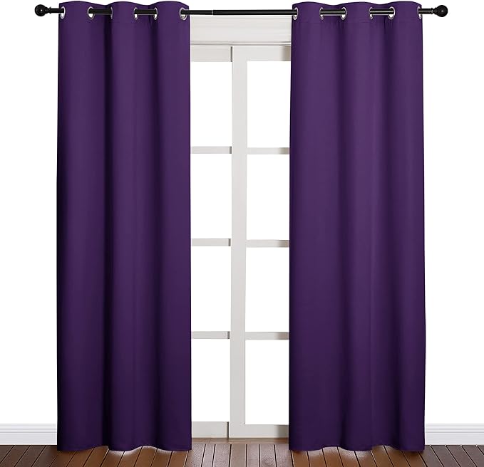 NICETOWN Triple Weave Home Decoration Thermal Insulated Solid Ring Top Blackout