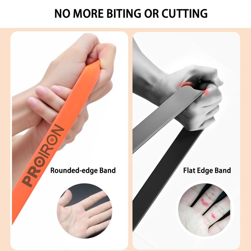 PROIRON Resistance Bands Pull Up Bands Comfortable Exercise Bands Anti-Slip Workout Bands for Pull up Dip Squat Gym Workout Physical Therapy Stretch Bands for Men & Women