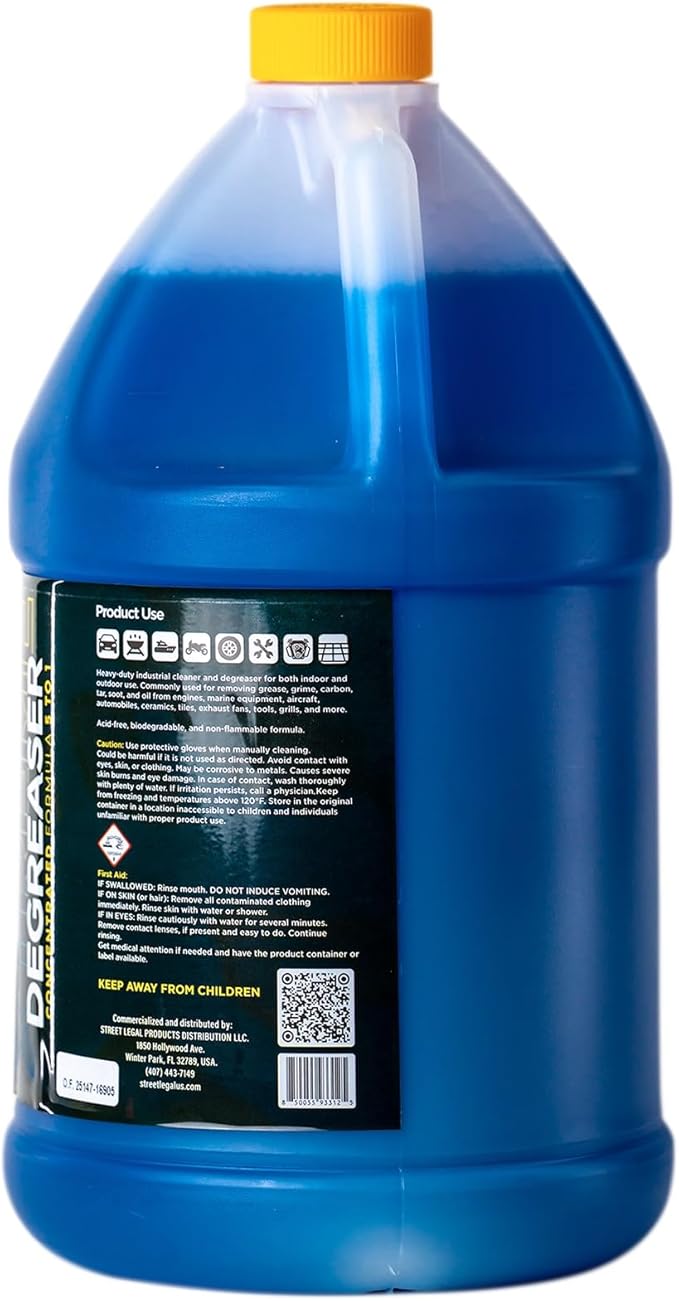 Blue Beast Xtreme Degreaser – Industrial Strength Cleaner for Engines, Machinery, Tools & More – 1 Gallon Premium Concentrate