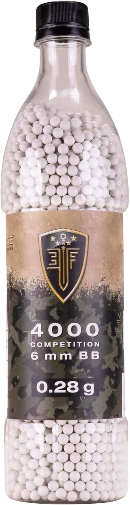 Elite Force 6mm Airsoft BBs - Premium Competition Grade, 4000 Count for Ultimate Precision