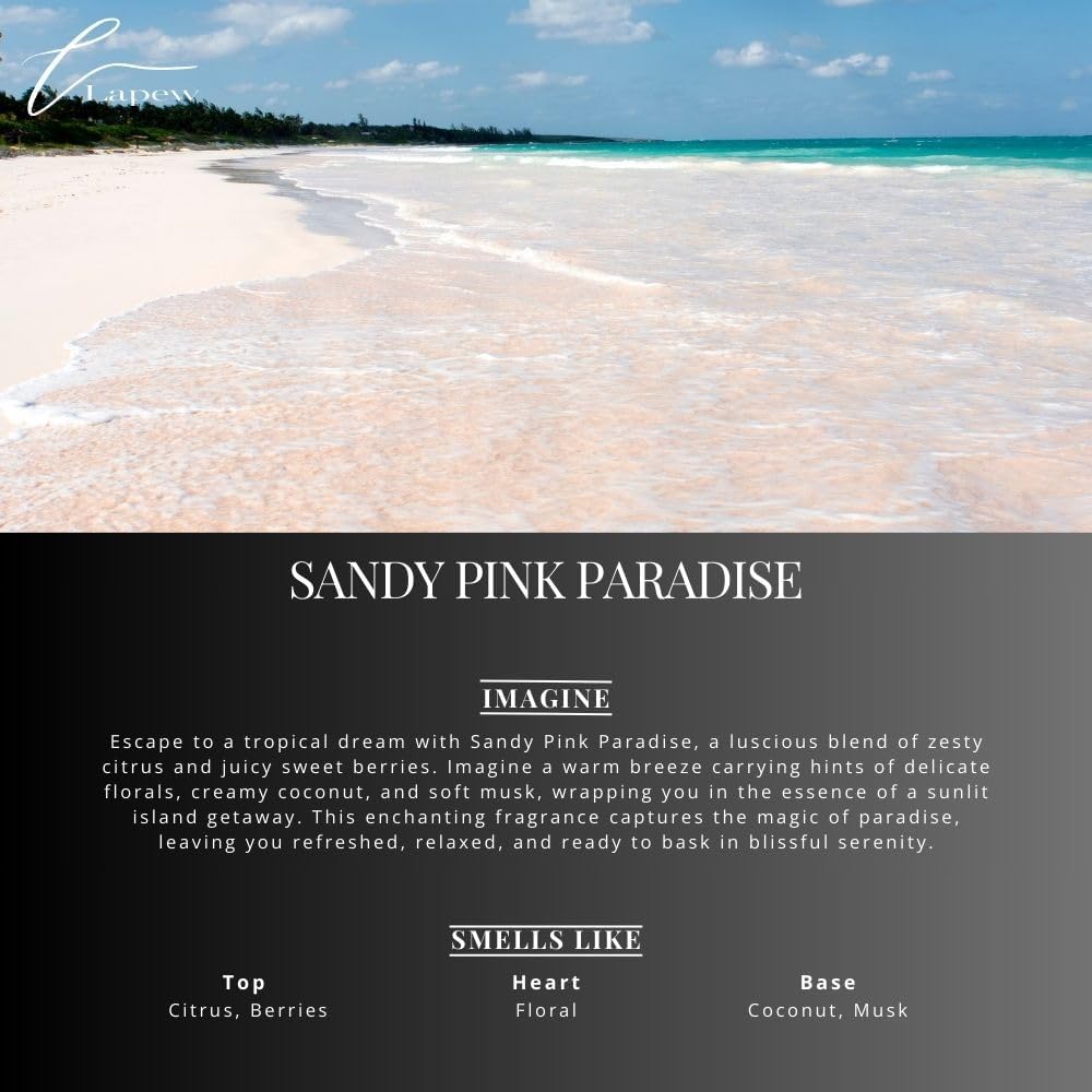Sandy Pink Paradise Carpet Freshener Powder Refill 36 oz | Powerful Odor Eliminator for Home | Upholstery Deodorizer | Carpet Deodorizer | Pet Urine | Cat Litter Box | Pink Sands Fragrance