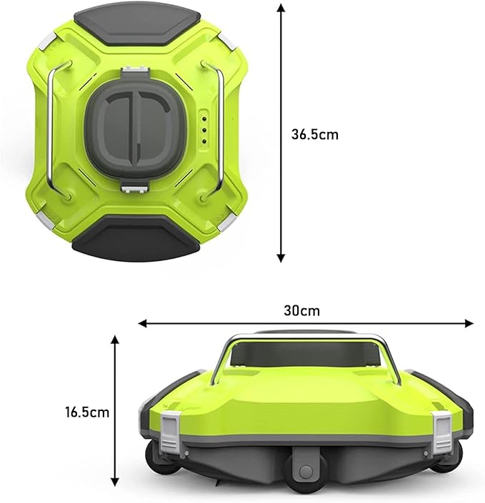Cordless Robotic Pool Cleaner,360° Powerful Cleaning with Smart Route Planning,Automatic Vacuum for Effortless Pool Maintenance