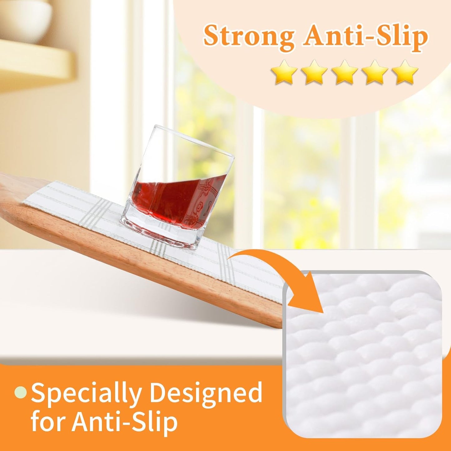 Shelf Liner for Kitchen Cabinets Non Adhesive Drawer Liner Non-Slip Thickened Shelf Liner Paper Strong Easy to Clean for Tool Box Refrigerator with Knife and Tape Measure, White Square,23.6 x 354.3 IN