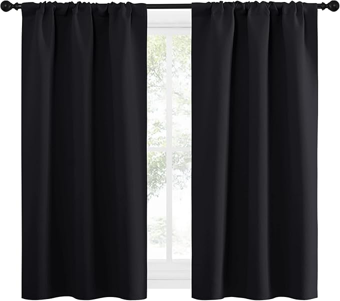 NICETOWN Black Out Curtain Panels