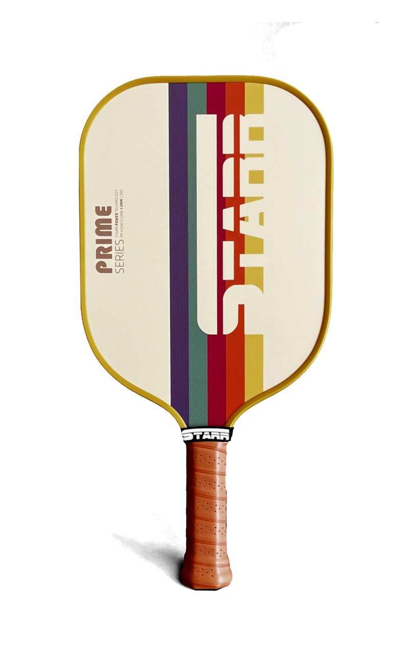 STARR Prime Series Pickleball Paddle | 13mm Honeycomb Core | Fiber Glass Surface (Prime Retro)