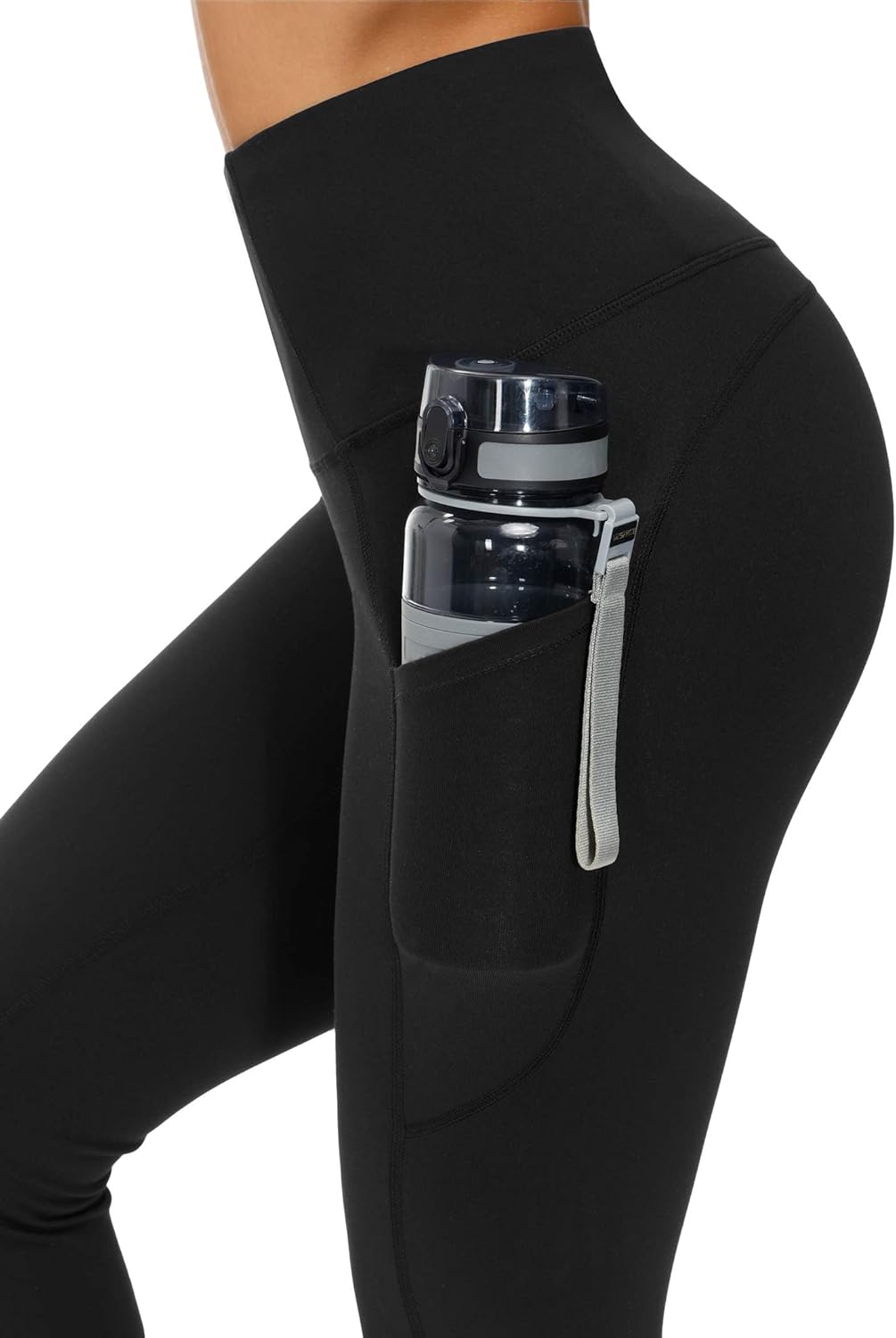 The Gym People | Thick High Waist Yoga Pants - Tummy Control with Pockets for Women