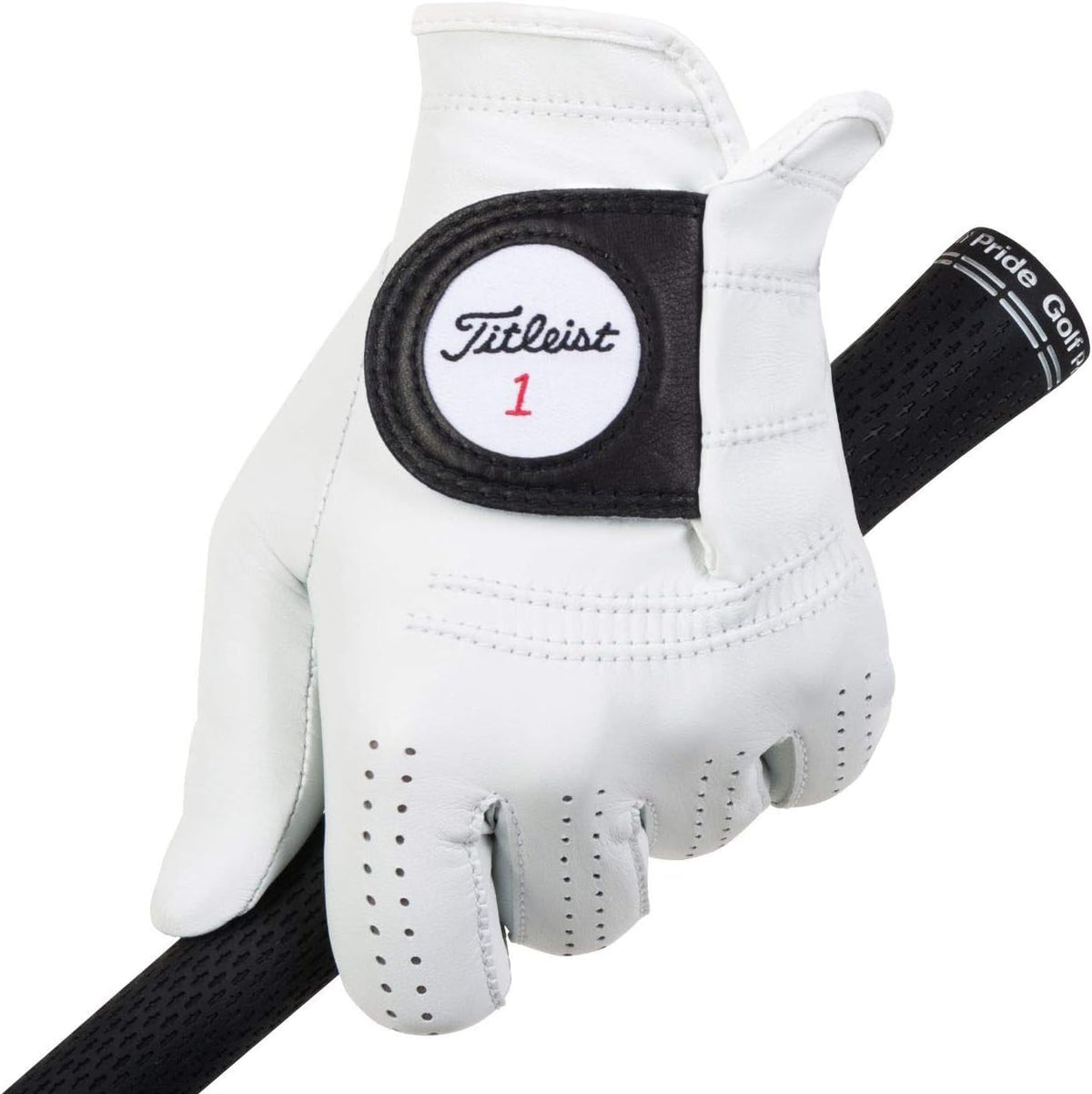 Titleist Players Men's Regular Left-Handed Golf Glove - Premium Comfort & Grip | White