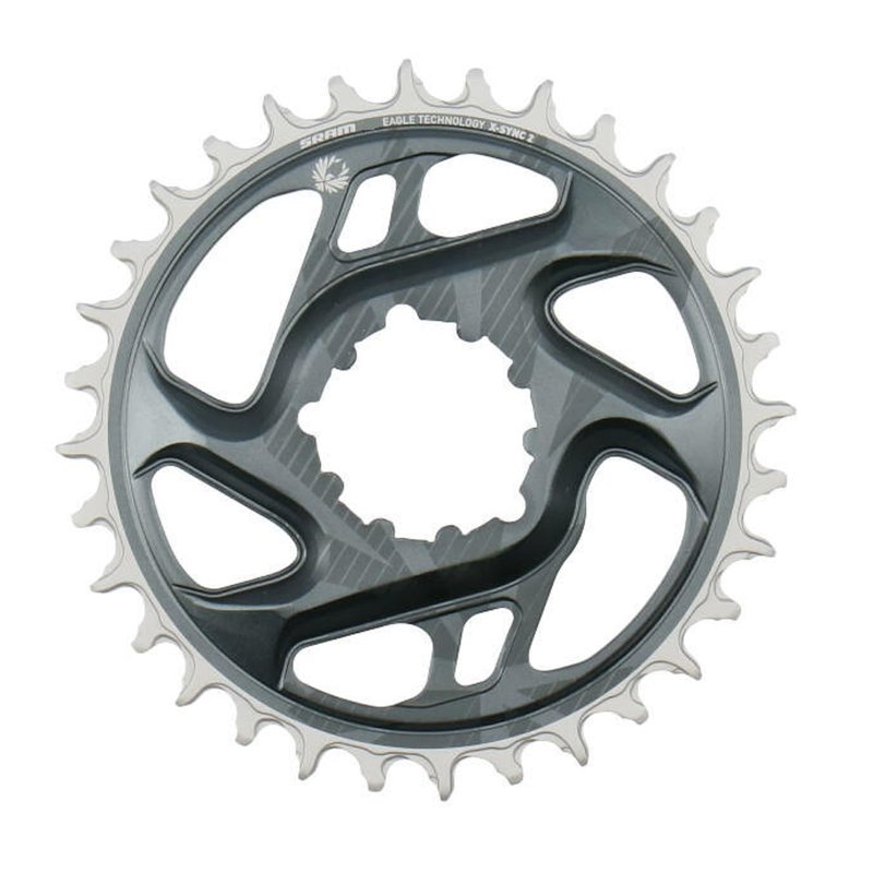 SRAM Eagle X-SYNC 2 Direct Mount Chainring - 30t, Direct Mount, 3mm Offset, for Boost, Lunar Grey