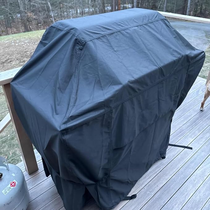 Grills Cover for 2-Burner Patio Grill Cover for Grill Model 52101, 14633 and 14633B (Shelves Folded), 46 Inch 98472 Heavy Duty & Waterproof, Outdoor Barbecue Cover