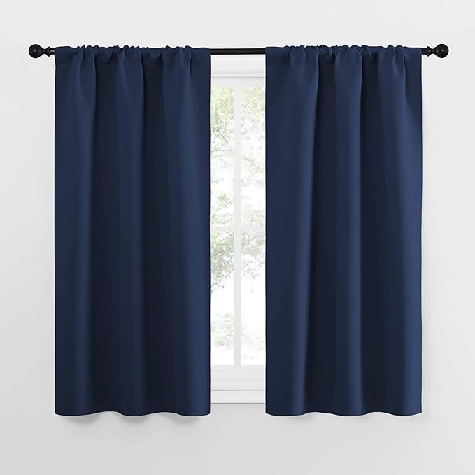 NICETOWN Kitchen Curtains, Short Blackout Curtains & Drapes, Thermal Insulated