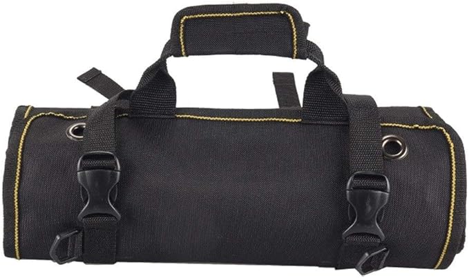 Toolkit Large Capacity Collapsible 27-inch Wide Mouth Tool Bag Handbag Organizer Tote Bags for Electrician, Plumbing, Gardening