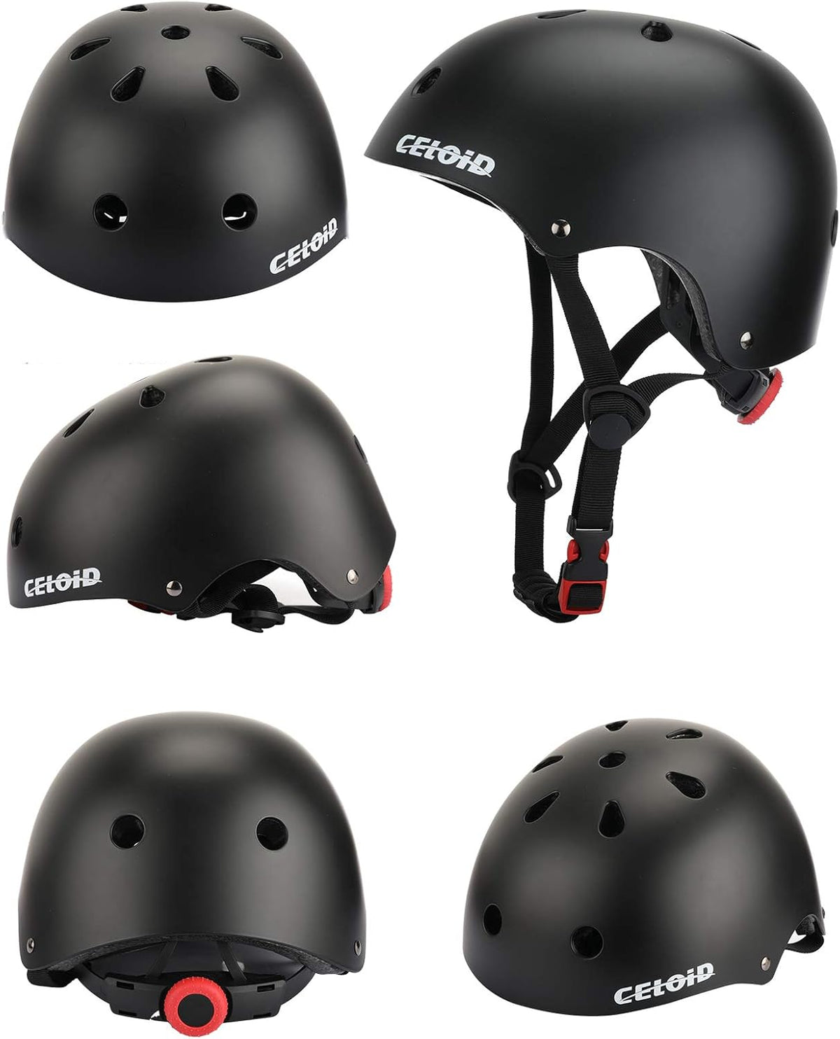 Skiennix Adjustable Skateboard & Bike Helmet - Washable Design for Youth & Adults | Perfect for Cycling, Climbing & Roller Skating