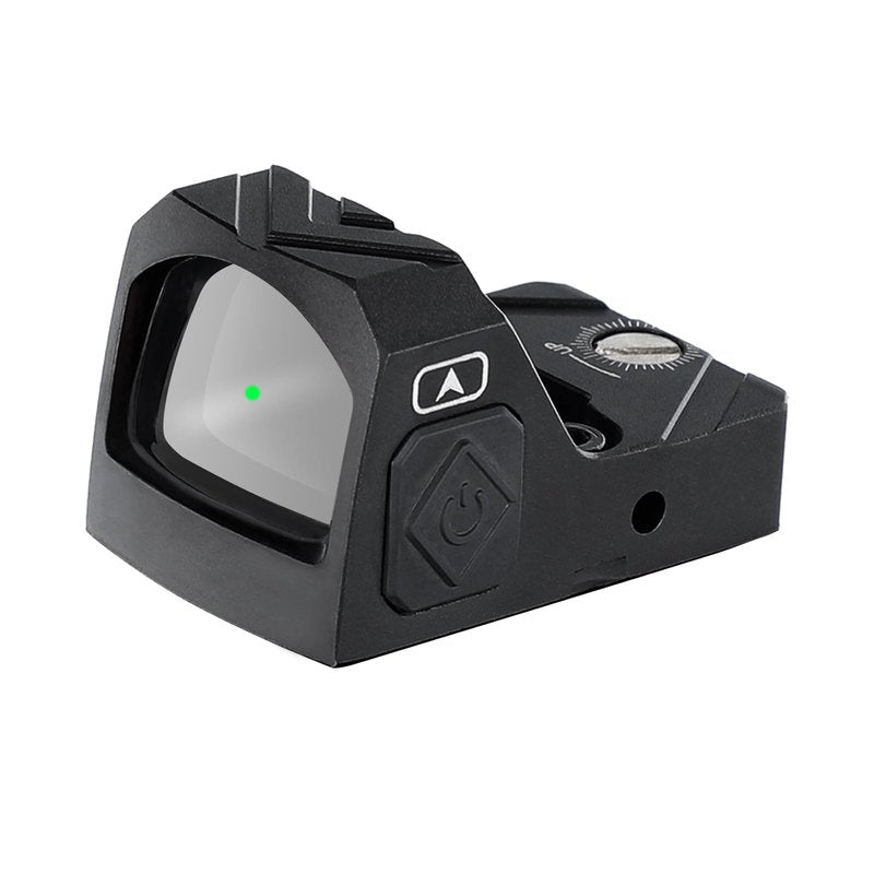 ohhunt 2 MOA Red Dot Sight | Green Dot Sight Micro Reflex Sight Shake Awake Optic Compatible with Picatinny Mount or RMR Footprint (Green Dot 2 MOA)
