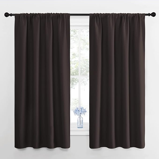 NICETOWN Blackout Curtain Panels 63 inches