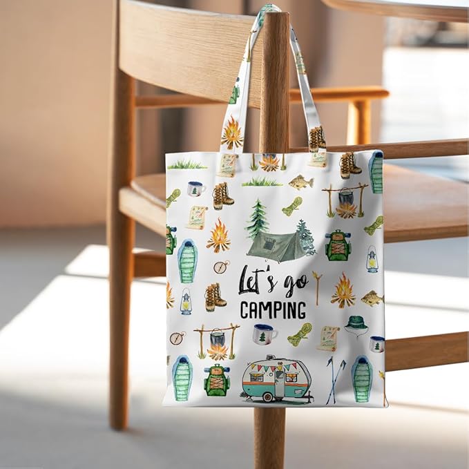Animal Plant Tote Bag SeaTurtle Butterfly Cat Elephant Gifts Lemon Vegetable Themed Gifts Beach Bag for Camping