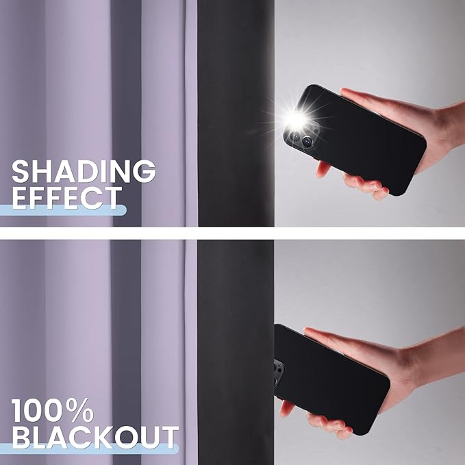 SimpleHome 100% Blackout Curtains