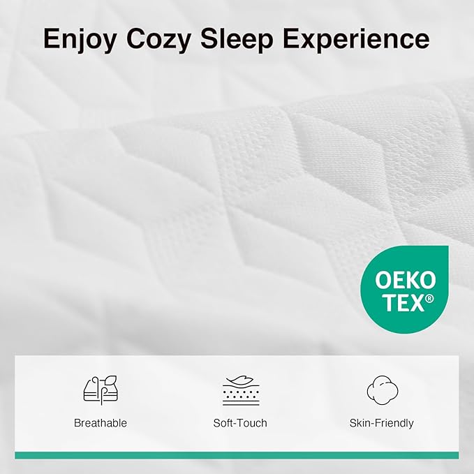 Novilla Full Size Mattress 6 Inch, Full Memory Foam Mattress for Kids with Breathable Comfort Foam & High-Resilience Foam for Contour Support & Fresh Sleep Mattresses in a Box