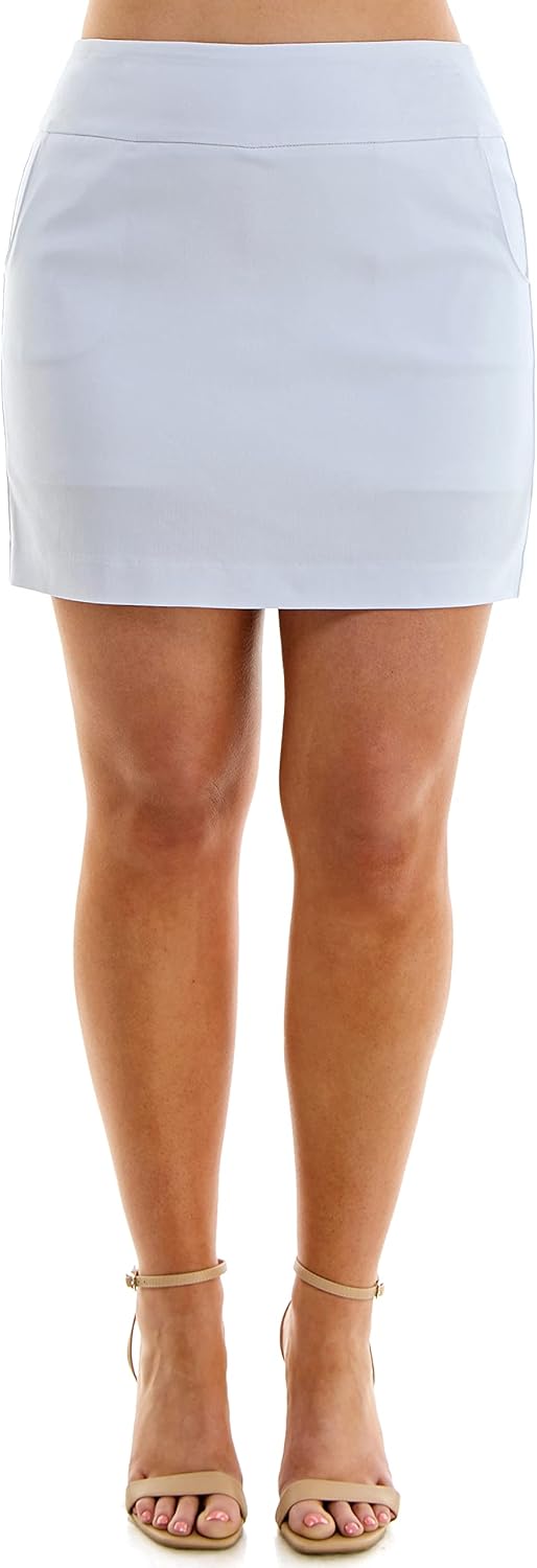 Zac & Rachel Women's Solid Pull-On Skort - Comfortable & Stylish | Perfect for Active Days