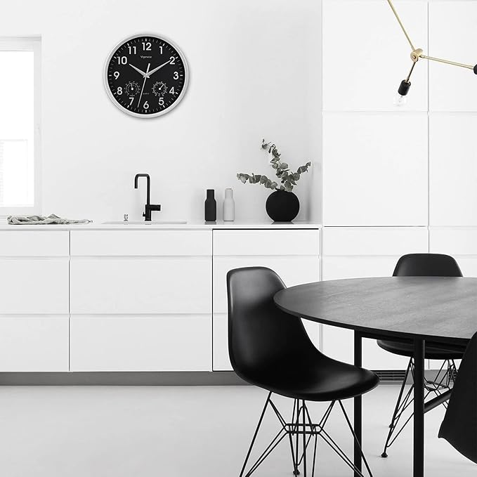 Wall Clock, Sweep Silent Movement Accurate Clocks