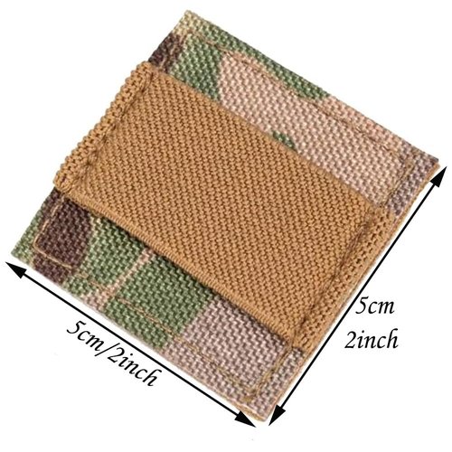 Tactical Cable Storage Board, Helmet Headphone Vest Backpack Accessories Wires Organizer Holder (2Green Cam 2Black 2Khaki)