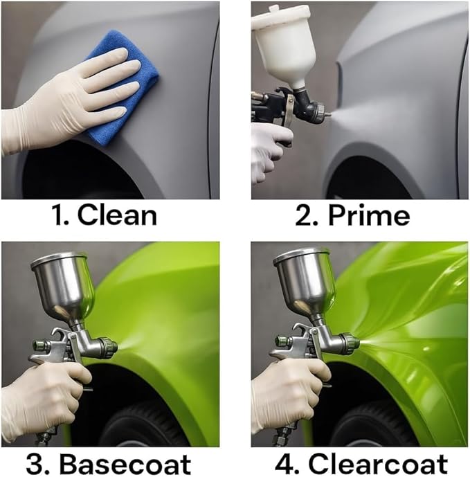 LiME LiNE Wax and Grease Remover – Multi-Surface Paint Prep Cleaner for Auto Body, Metal, Plastic, Fiberglass – Fast-Drying Solvent Degreaser Removes Wax, Tar, Adhesive & Contaminants (1 Pint)