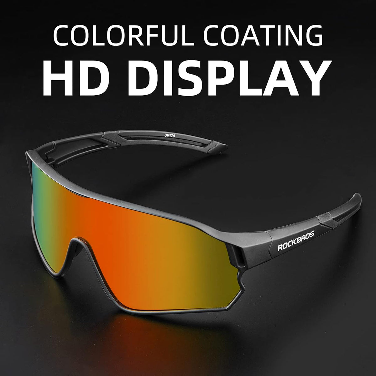 ROCKBROS Polarized Sunglasses - UV Protection Cycling Shades for Men & Women