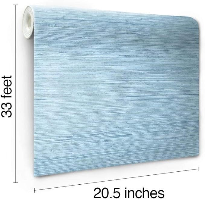 York Wallcoverings Nautical Living Horizontal Grass Cloth Removable Wallpaper
