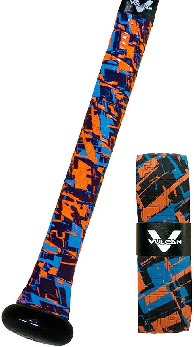 Vulcan Bat Grip - 0.50mm/1.00mm/1.75mm | Baseball & Softball | Available in Multiple Colors