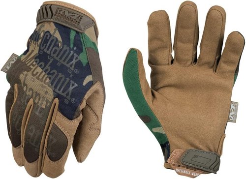 Mechanix Wear - Original Tactical Gloves | Woodland Camo Design, Large Size