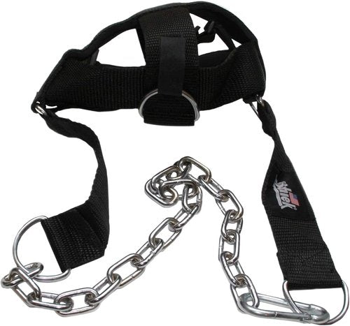 Adjustable Head Harness for Strength Training - Schiek Sports Model 1500-H, Black