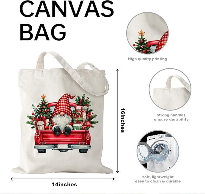 Canvas Bag for Women Grocery Shopping Travel Gym Weekender Vacation Womens Work Tote Bag Gifts