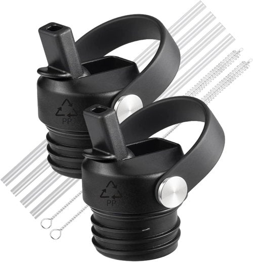 Hydro Flask Straw Lid - Flexible Replacement Lid for 18/21/24 oz Standard Mouth Bottles | BPA Free