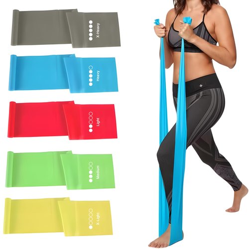 TISSCARE Vibration Plate Exercise Machine with Resistance Bands