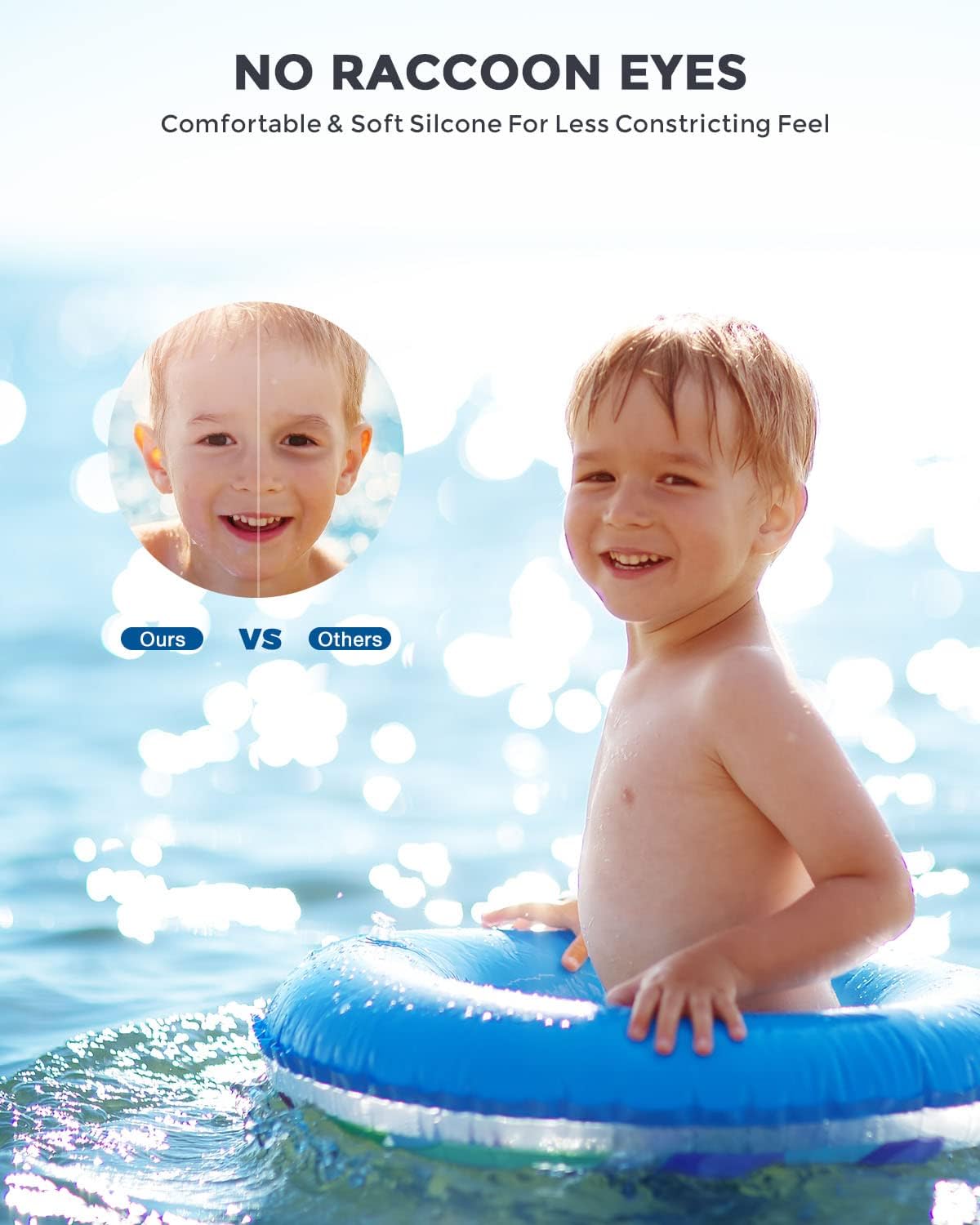 OMID Kids Swim Goggles - Polarized Comfort for Ages 6-14 | Perfect for Swimming Fun
