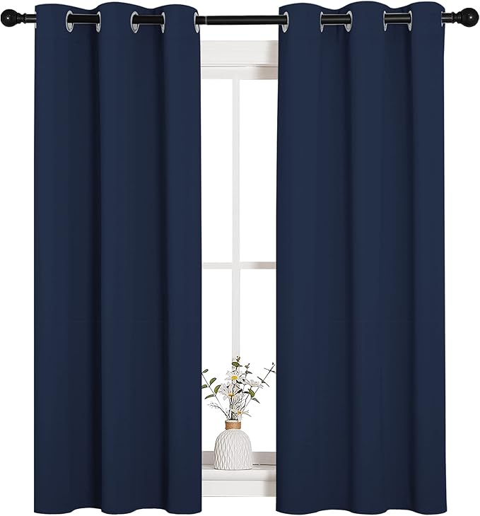 NICETOWN Blackout Curtain Panels, Window Treatment Energy Saving Thermal